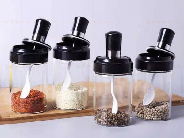 Lọ đựng gia vị thủy tinh